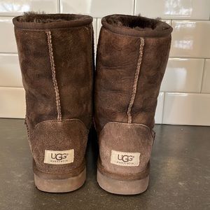 UGG Brown Suede Short Boots